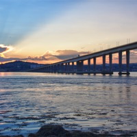 Buy canvas prints of Dundee Sunset by craig beattie