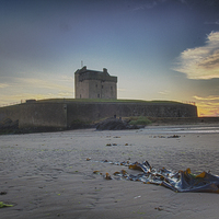 Buy canvas prints of Broughty Castle Beach by craig beattie