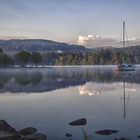 Buy canvas prints of  Loch Ard Reflections by craig beattie