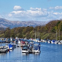 Buy canvas prints of The River Leven, Balloch by yvonne & paul carroll