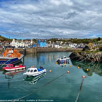 Buy canvas prints of Portpatrick harbour by yvonne & paul carroll