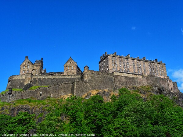 Edinburgh Castle Picture Board by yvonne & paul carroll