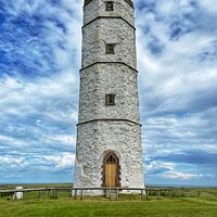 Buy canvas prints of The old Flamborough lighthouse by yvonne & paul carroll