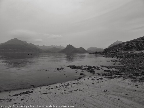 Elgol beach and the Cuillins Picture Board by yvonne & paul carroll