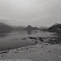 Buy canvas prints of Elgol beach and the Cuillins by yvonne & paul carroll