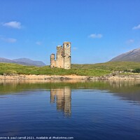 Buy canvas prints of Ardvreck Castle on Loch Assynt by yvonne & paul carroll