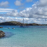Buy canvas prints of Yacht moored up on the island of Iona by yvonne & paul carroll