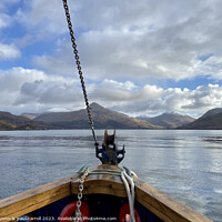 Buy canvas prints of The boat over to Knoydart  by yvonne & paul carroll