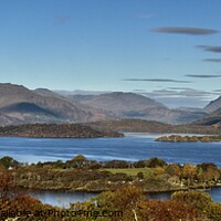 Buy canvas prints of Ben Lomond from summit of Inchcailloch  by yvonne & paul carroll