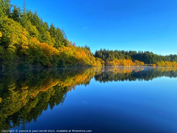 Loch Drunkie in Autumn Picture Board by yvonne & paul carroll