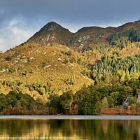 Buy canvas prints of Ben A’an from Loch Achray by yvonne & paul carroll