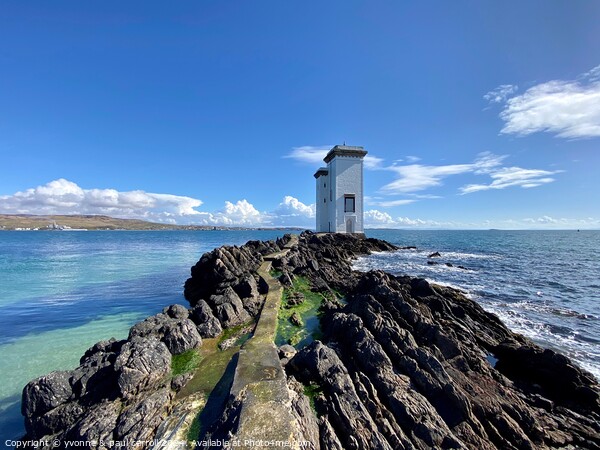 Carraig Fhada Lighthouse on Islay Picture Board by yvonne & paul carroll
