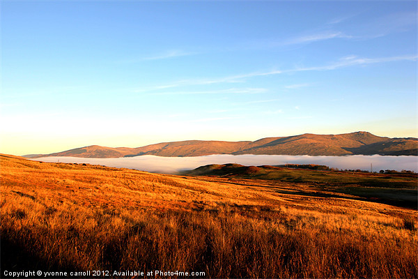Mist over Loch Tay, Scotland Picture Board by yvonne & paul carroll