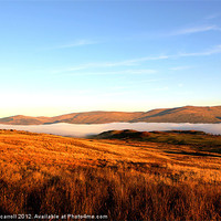 Buy canvas prints of Mist over Loch Tay, Scotland by yvonne & paul carroll