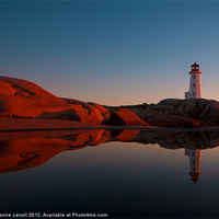 Buy canvas prints of Peggys Cove lighthouse, Nova Scotia by yvonne & paul carroll