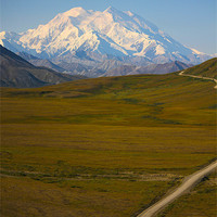 Buy canvas prints of The road to McKinlay, Denali by yvonne & paul carroll