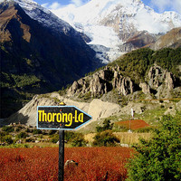Buy canvas prints of To the Thorong-La Pass, Nepal by yvonne & paul carroll