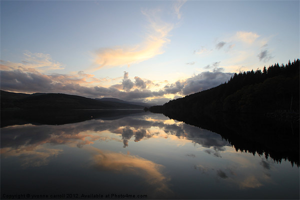 Loch Tay Reflections Picture Board by yvonne & paul carroll