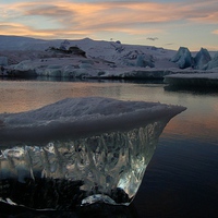 Buy canvas prints of Clear iceberg at Jokulsarlon by yvonne & paul carroll