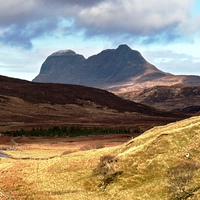 Buy canvas prints of Assynt mountains by yvonne & paul carroll