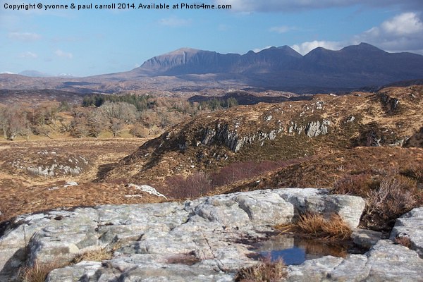 Assynt mountains Picture Board by yvonne & paul carroll