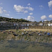 Buy canvas prints of  Mousehole, Cornwall by yvonne & paul carroll