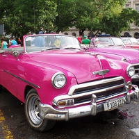 Buy canvas prints of  Cuban cars by yvonne & paul carroll