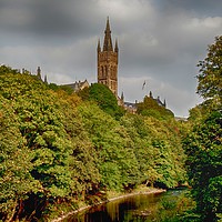 Buy canvas prints of Glasgow University from the River Kelvin by yvonne & paul carroll