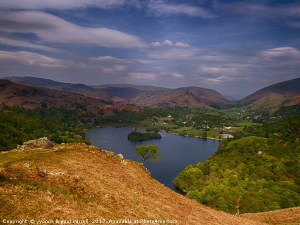 Grasmere Lake from Loughrigg Fell Picture Board by yvonne & paul carroll