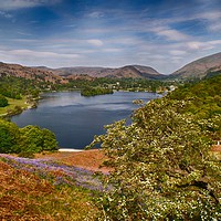 Buy canvas prints of Grasmere Lake from Loughrigg Terrace by yvonne & paul carroll