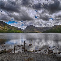 Buy canvas prints of Buttermere Lake by yvonne & paul carroll