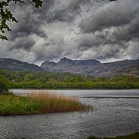 Buy canvas prints of Elterwater with Langdales by yvonne & paul carroll