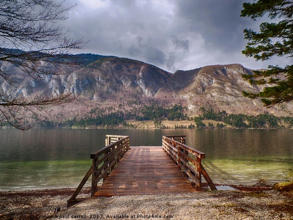 Lake Bohinj, Slovenia Picture Board by yvonne & paul carroll