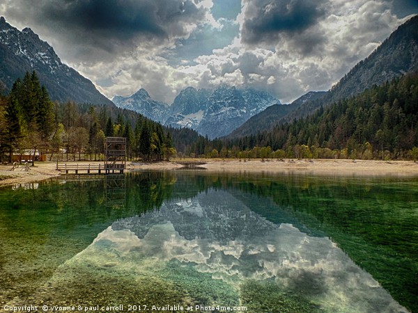 Jasna Lake, Slovenia Picture Board by yvonne & paul carroll
