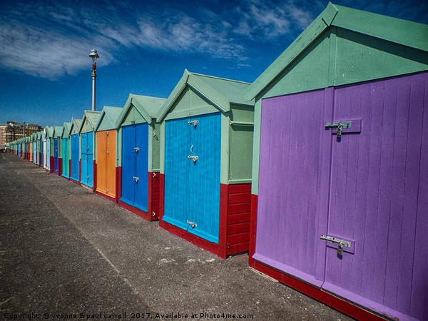 Hove beach huts Picture Board by yvonne & paul carroll