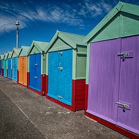 Buy canvas prints of Hove beach huts by yvonne & paul carroll