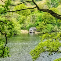 Buy canvas prints of Boathouse on Rydal Water by yvonne & paul carroll