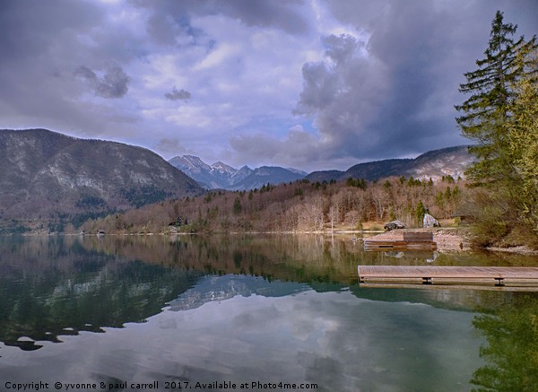 Lake Bohinj, Slovenia Picture Board by yvonne & paul carroll