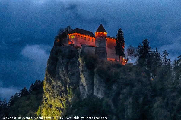 Bled Castle, Slovenia Picture Board by yvonne & paul carroll