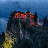 Buy canvas prints of Bled Castle, Slovenia by yvonne & paul carroll