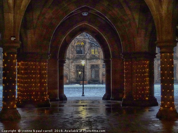 The Cloisters, Glasgow University HDR colour  Picture Board by yvonne & paul carroll
