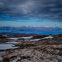 Buy canvas prints of The Cuillins, Isle of Skye from Bealach na Ba by yvonne & paul carroll
