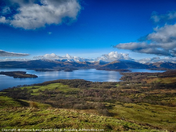 Loch Lomond from Conic Hill Picture Board by yvonne & paul carroll