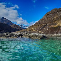 Buy canvas prints of Sailing past the Bad Step to Loch Coruisk, Skye by yvonne & paul carroll