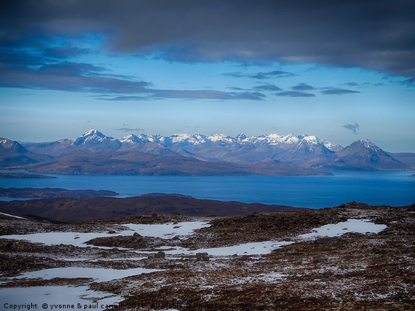 The Cuillins, Isle of Skye from Bealach na Ba Picture Board by yvonne & paul carroll