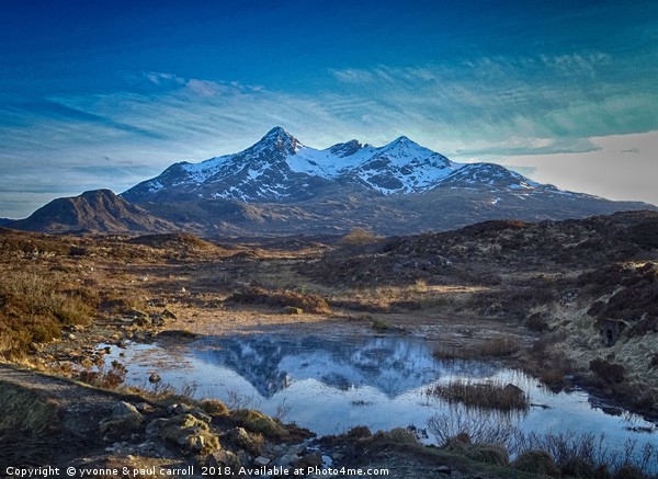 The Cuillins, Isle of Skye from Sligachan Picture Board by yvonne & paul carroll