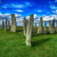Buy canvas prints of Standing Stones, Isle of Lewis, Outer Hebrides by yvonne & paul carroll
