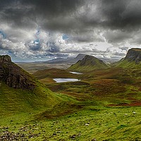 Buy canvas prints of The Quirang walk, Isle of Skye by yvonne & paul carroll