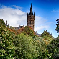 Buy canvas prints of Glasgow University looking upriver by yvonne & paul carroll