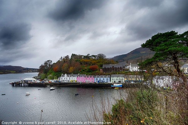 Portree, Isle of Skye Picture Board by yvonne & paul carroll